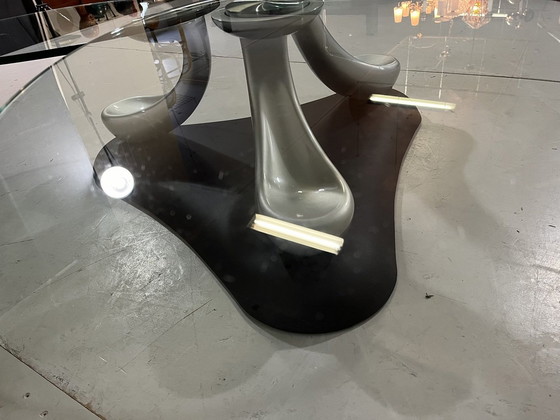 Image 1 of Naos Italie Table basse Trefle 1990'S