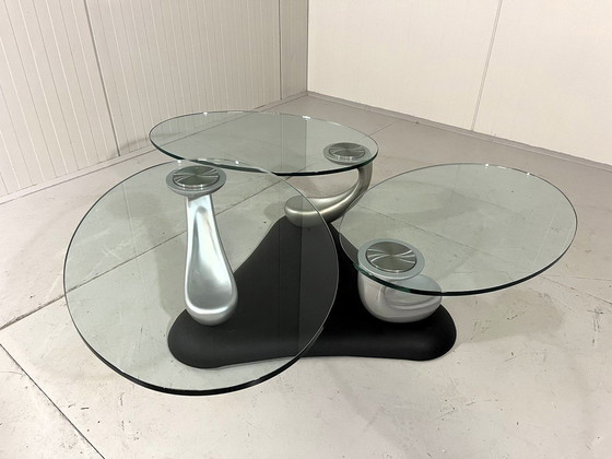 Image 1 of Naos Italie Table basse Trefle 1990'S