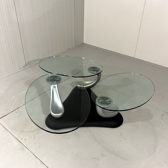 Image 1 of Naos Italie Table basse Trefle 1990'S