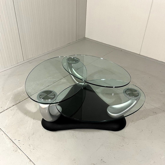 Image 1 of Naos Italie Table basse Trefle 1990'S