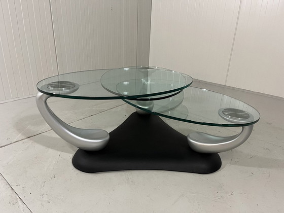 Image 1 of Naos Italie Table basse Trefle 1990'S