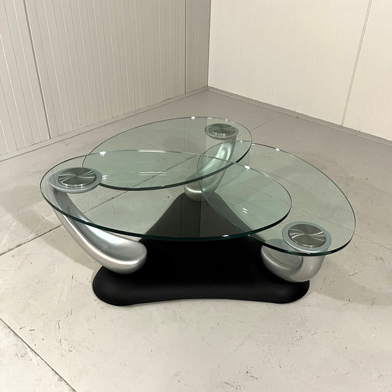 Image 1 of Naos Italie Table basse Trefle 1990'S