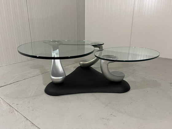 Image 1 of Naos Italie Table basse Trefle 1990'S