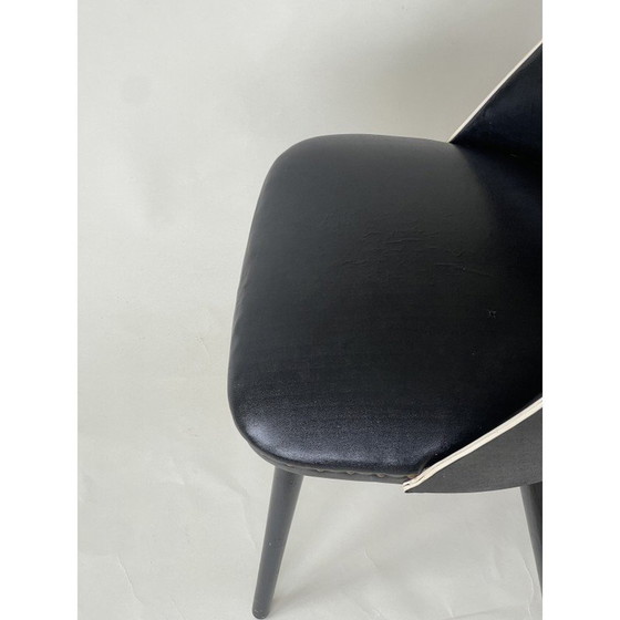 Image 1 of Chaise vintage en vinyle, France 1960