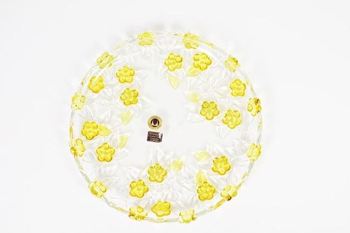 Plat à gâteau Walther Glass Allemagne de l'Ouest