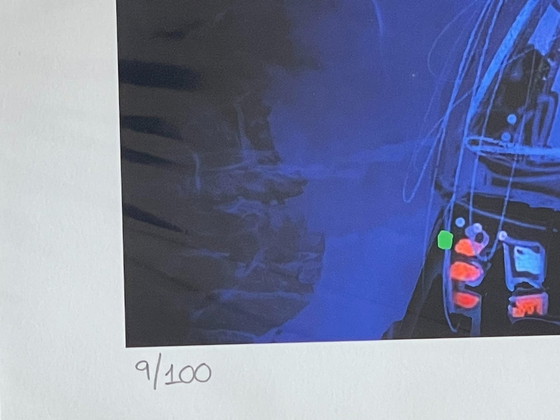 Image 1 of Dark Vador - Gravure d'art signée et numérotée à la main avec coa