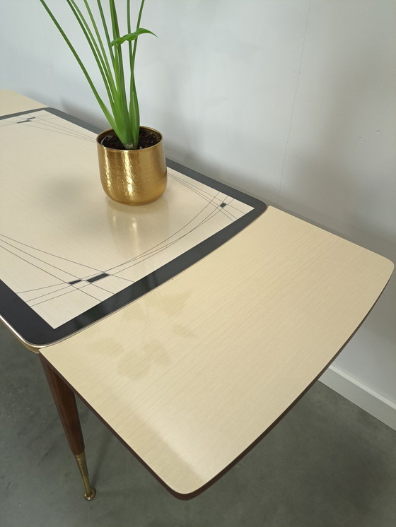 Image 1 of Table réglable en hauteur et extensible avec plateau en formica