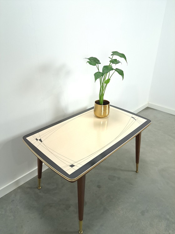 Image 1 of Table réglable en hauteur et extensible avec plateau en formica