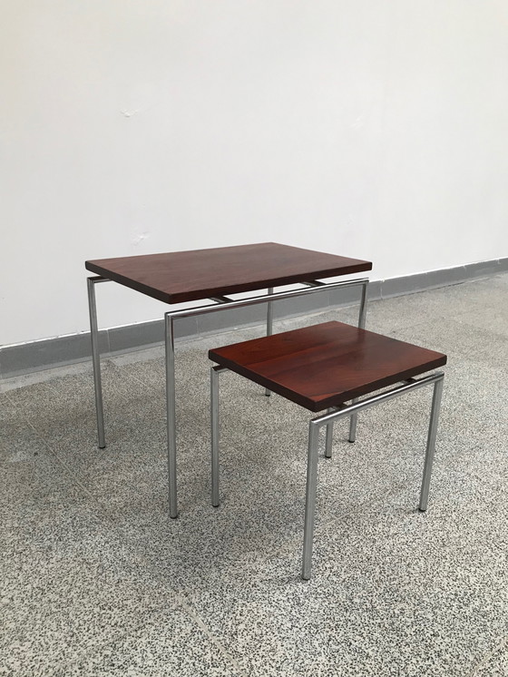 Image 1 of Cees Braakman For Pastoe Nesting Tables / Mimiset Side Tables