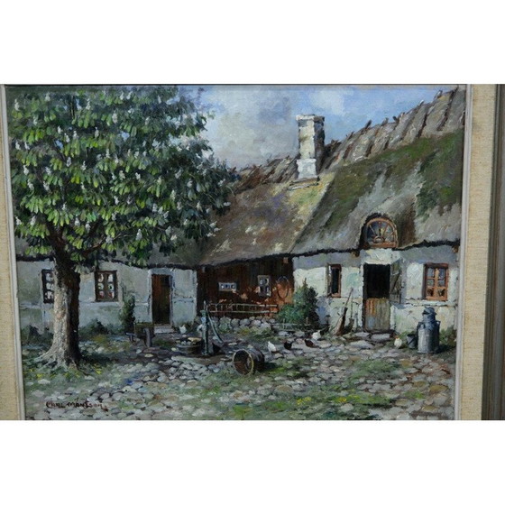 Image 1 of Peinture à l'huile sur toile de Carl Månsson, 1930