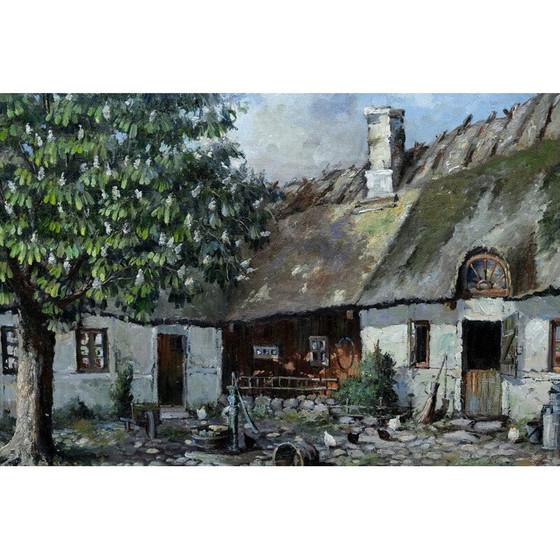 Image 1 of Peinture à l'huile sur toile de Carl Månsson, 1930