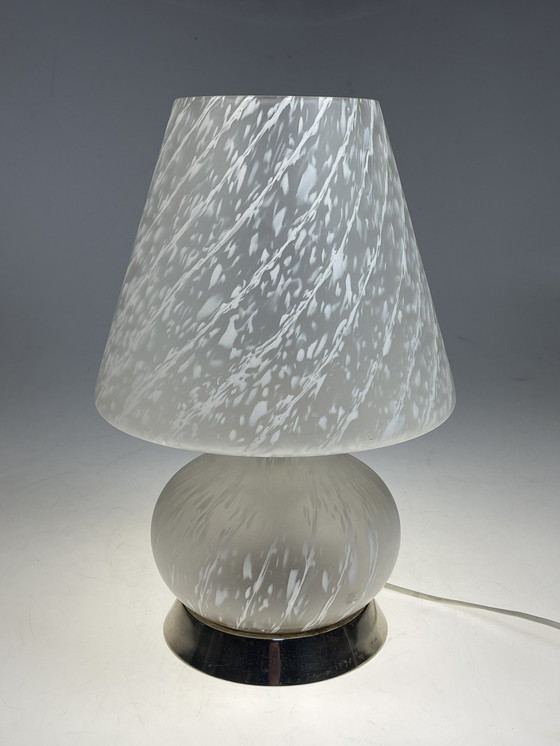 Image 1 of Lampe de table à champignon de Murano, Italie, années 1970