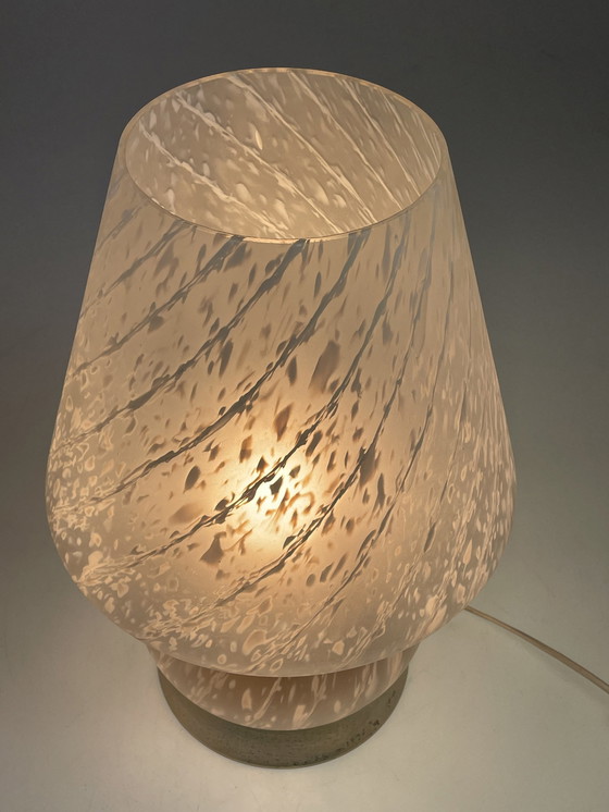 Image 1 of Lampe de table à champignon de Murano, Italie, années 1970