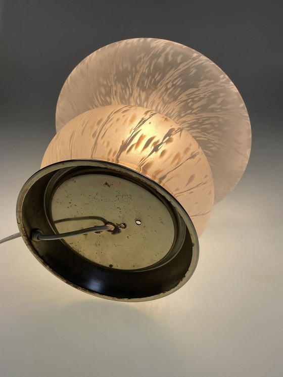 Image 1 of Lampe de table à champignon de Murano, Italie, années 1970