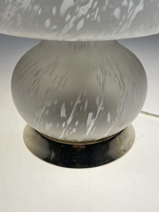 Image 1 of Lampe de table à champignon de Murano, Italie, années 1970