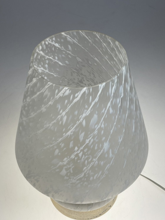 Image 1 of Lampe de table à champignon de Murano, Italie, années 1970