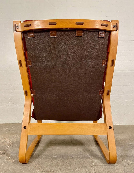 Image 1 of CHAISE DE SALON SCANDINAVIENNE D'ODDVIN RYKKEN VINTAGE MID CENTURY 1960,s