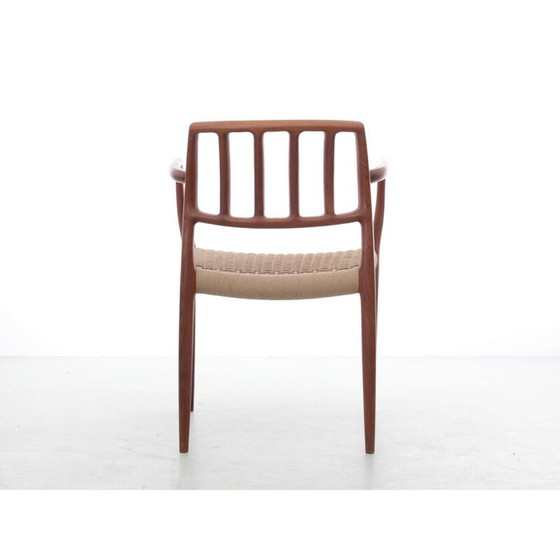 Image 1 of Ensemble de 4 fauteuils scandinaves vintage modèle 66 en teck par Niels O. Møller