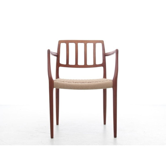 Image 1 of Ensemble de 4 fauteuils scandinaves vintage modèle 66 en teck par Niels O. Møller