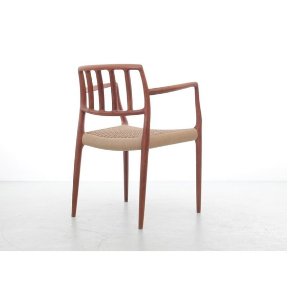 Image 1 of Ensemble de 4 fauteuils scandinaves vintage modèle 66 en teck par Niels O. Møller