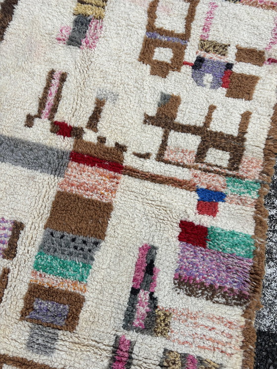 Image 1 of Tapis marocain moderne à motifs abstraits 200X300 Cm