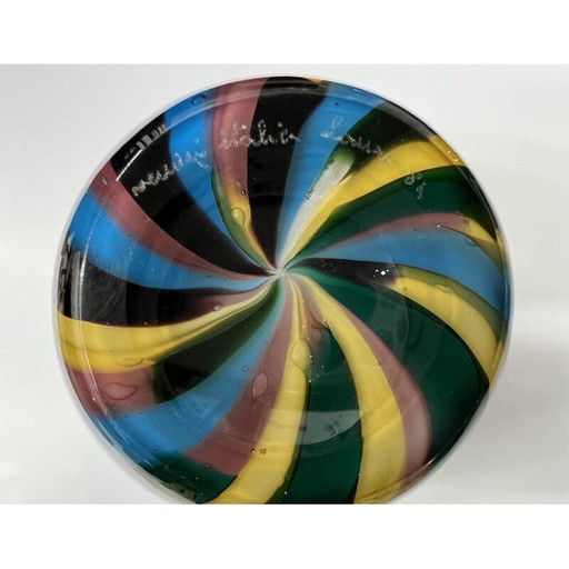 Vase vintage "Klee" par Laura de Santillana pour Venini, années 1980