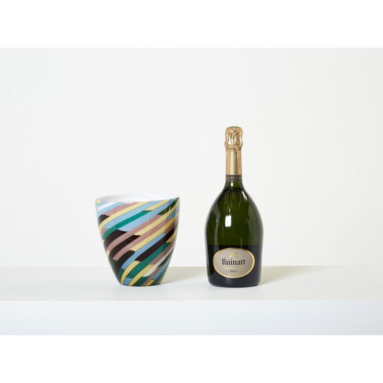 Image 1 of Vase vintage "Klee" par Laura de Santillana pour Venini, années 1980