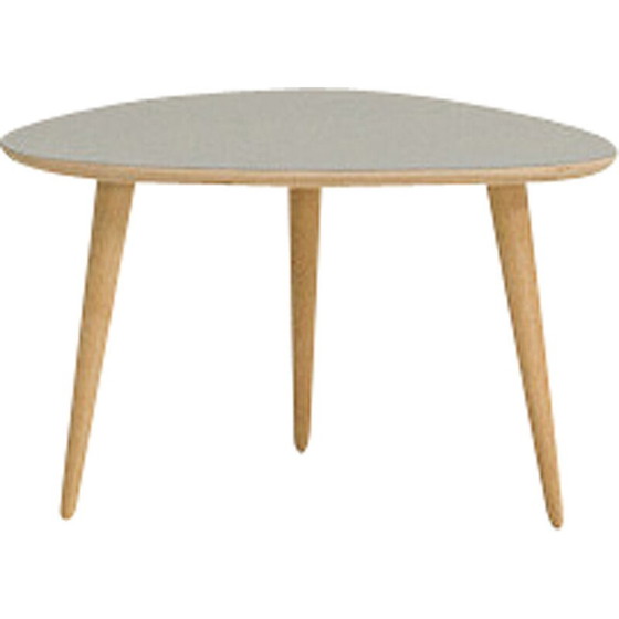 Image 1 of Table basse classique vintage gris cendré, France