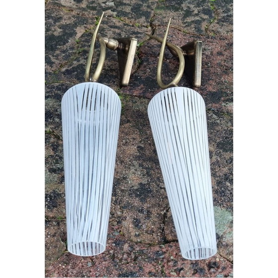 Image 1 of Paire d'appliques vintage de Lunel, 1961
