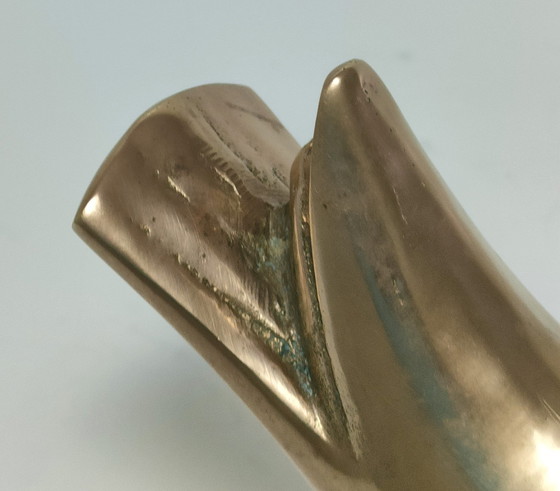 Image 1 of Oiseau Colombe Laiton Années 70