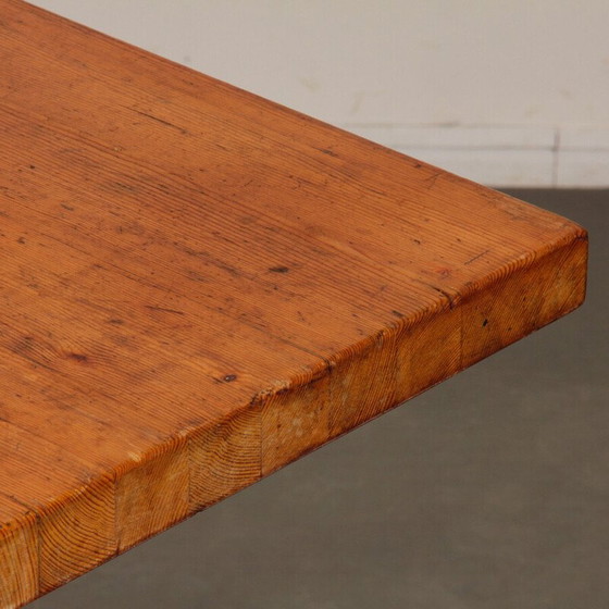 Image 1 of Table de salle à manger vintage en pin massif par Jacob Kielland-Brandt pour I. Christiansen, 1960