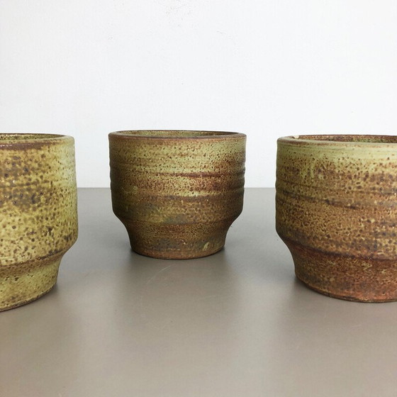 Image 1 of Ensemble de 3 vases en céramique vintage par Piet Knepper pour Mobach, Pays-Bas 1970