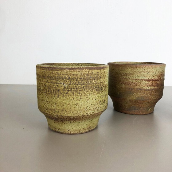 Image 1 of Ensemble de 3 vases en céramique vintage par Piet Knepper pour Mobach, Pays-Bas 1970