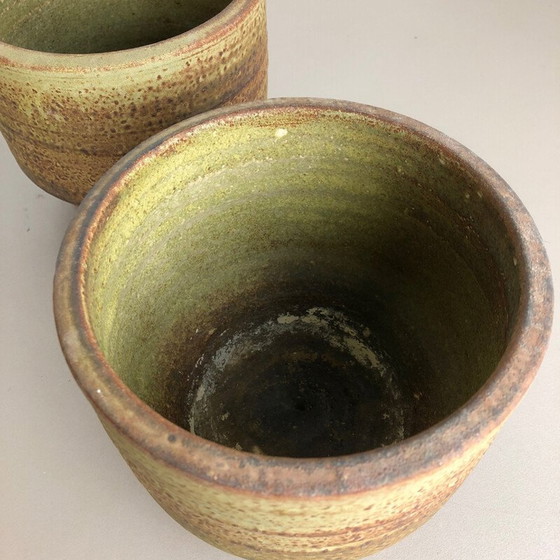 Image 1 of Ensemble de 3 vases en céramique vintage par Piet Knepper pour Mobach, Pays-Bas 1970