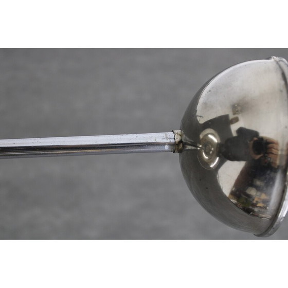 Image 1 of Lustre Bauhaus vintage en acier chromé pour Anyz, Tchécoslovaquie 1930