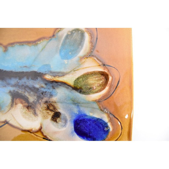 Image 1 of Céramique murale en forme d'oiseau du milieu du siècle, Tchécoslovaquie, années 1950