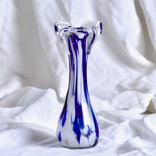 Vase En Verre Soufflé De Murano