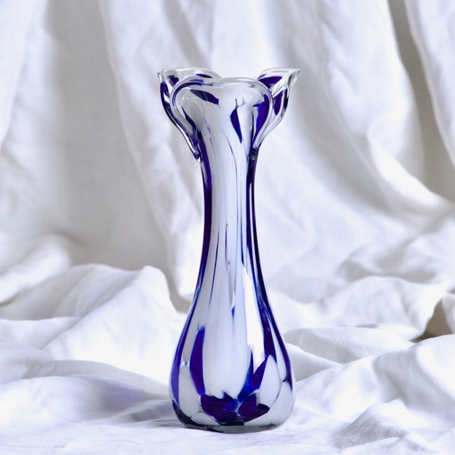 Vase En Verre Soufflé De Murano