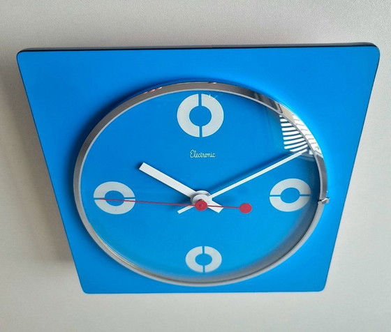 Image 1 of Horloge Vintage • Formica • Odo • Space Age • 1970
