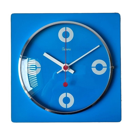 Image 1 of Horloge Vintage • Formica • Odo • Space Age • 1970