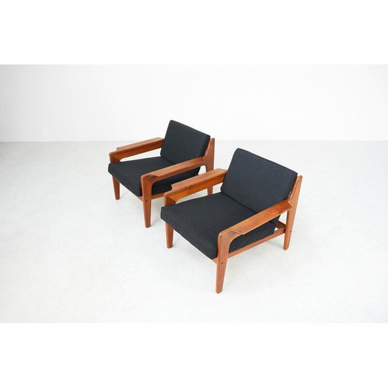 Image 1 of Paire de fauteuils vintage par Arne Wahl Iversen pour Comfort, 1960s
