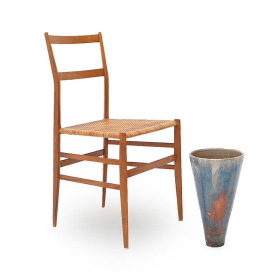 Image 1 of Vase conique vintage en céramique émaillée, 1970