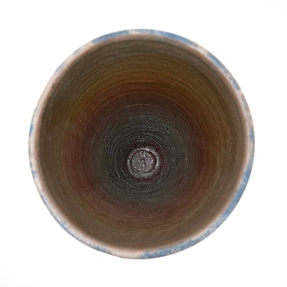 Image 1 of Vase conique vintage en céramique émaillée, 1970