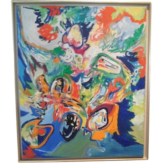 Image 1 of Peinture à l'huile vintage de Finn Pedersen