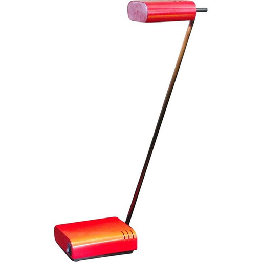 Lampe de bureau vintage en métal Progetti par Lami Blériot, Italie 1987