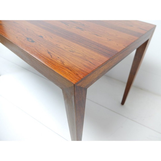 Image 1 of Table basse vintage en bois de rose par Severin Hansen pour Haslev Möbelfabrik, Danemark 1960