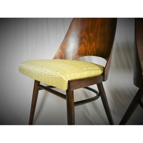 Image 1 of Ensemble de 4 chaises de salle à manger vintage, Ton by Oswald Haerdtl Expo 58 1950s