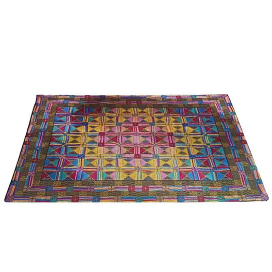 Image 1 of 1980S Gorgeous Geometric Italian Woolen Rug By Missoni For T&J Vestor