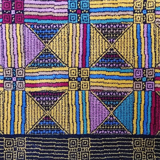 Image 1 of 1980S Gorgeous Geometric Italian Woolen Rug By Missoni For T&J Vestor