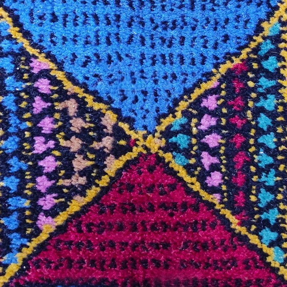 Image 1 of 1980S Gorgeous Geometric Italian Woolen Rug By Missoni For T&J Vestor